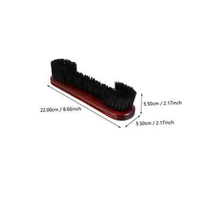 Abaodam Portable Pool Table Cleaning Brushes Set Ergonomic Billiard Table Rail Brush Reusable Easy to Clean Compact Design for Convenient Use