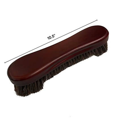 Freetime Fun Pool Table Brush for Felt with Real, Authentic Horse Hair Billiards 10.5" Pool Table Brush Bonus Pack of Chalk - style: 10.5" Pool Table Brush