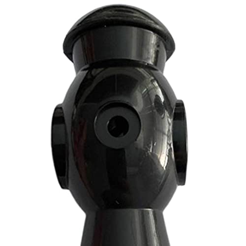 Mnixy Cutefly 5/8" Foosball Man Table Guys Man Soccer Player Part for Dynamo Table (Black)