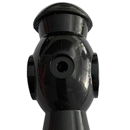 Mnixy Cutefly 5/8" Foosball Man Table Guys Man Soccer Player Part for Dynamo Table (Black)