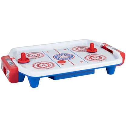 Merchant Ambassador Retro Arcade Electronic: Air Hockey - Tabletop Game, Powerful Airflow, 2 Players, Ages 6+
