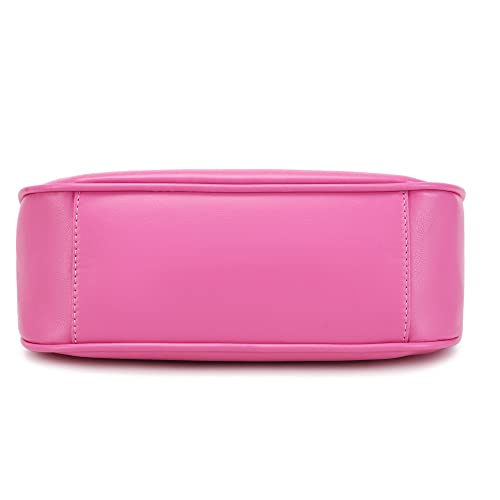 CYHTWSDJ Shoulder Bags for Women, Cute Hobo Tote Handbag Mini Clutch Purse with Zipper Closure - color: Pink