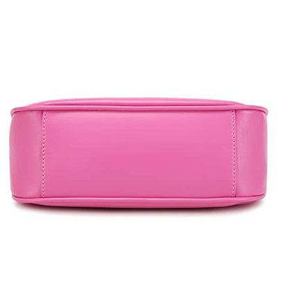 CYHTWSDJ Shoulder Bags for Women, Cute Hobo Tote Handbag Mini Clutch Purse with Zipper Closure - color: Pink