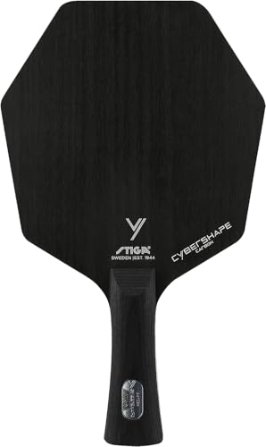 STIGA Cybershape Carbon Table Tennis Blade | Ping Pong Paddle - Unique Design for Larger Hitting Area & Increased Control - Competition Approved - style: Master/Concave