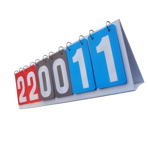 Scoreboard Score Counter Lightweight Competition Table Score Flipper Score Keeper for P.E Classroom Activities Basketball