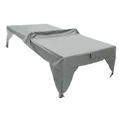 Waterproof, Rainproof Table Tennis Table Cover, Gray - color: Gray