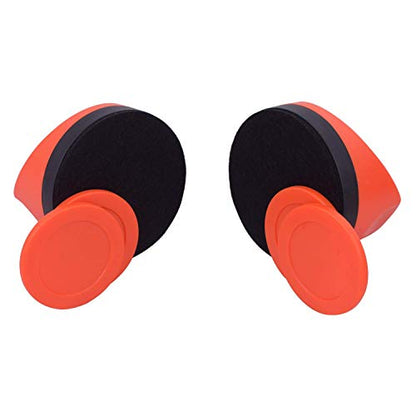Plastic Air Hockey Strikers/Pushers, 2 PCS 4" Plastic Air Hockey Pushers and 4 PCS 2.75" Pucks Replacement for Game Tables Goalies Equipment Accessories - style: Red
