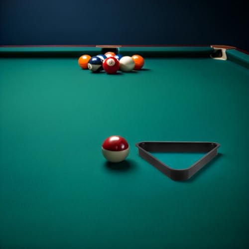 6pcs Pool Table Triangle Rack: Heavy Duty Ball Holder Snooker Rack - Table Balls Frame - Billiard Accessories for Bars Party Recreation 25/32/38mm