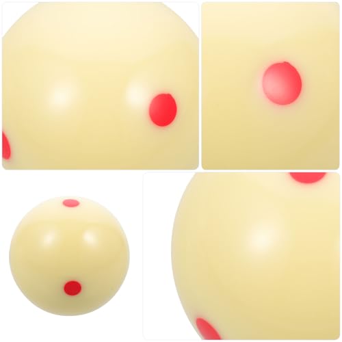 OUNONA Wear-Resistant Pool Cue Ball with Marked Dot Professional Billiard Training Ball for Practice for American Pool Players