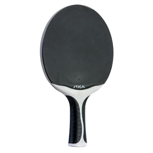 STIGA Flow Outdoor 2-Player Table Tennis Set Includes Two Outdoor Rackets and Two Outdoor Balls - color: Black, size: 1 Paddle