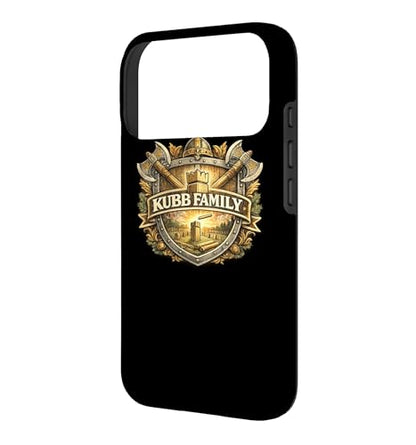 Kubb Family Funny Viking Chess Lawn Game Player Gift Case for iPhone 17 Pro
