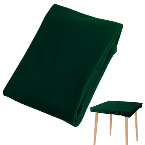 Game Table Cover, Foldable Decorative Felt Card Table Cover, Foldable Poker Tables Covers, Soft Game Tables Cloth, Felt TableCover for Poker Cards Games Mahjong Board Games Domino.