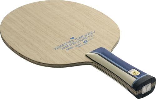 Butterfly Harimoto Innerforce Super ALC Table Tennis Blade - Available in Anatomic, Flared, or Straight Shakehand Handle Styles - Professional Table Tennis Blade - Made in Japan - size: FL