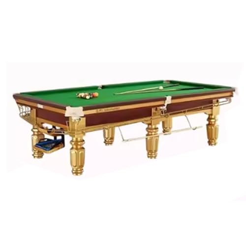 Billiard Pool Table, Professional Game Table for Home Game Room, Sturdy Construction with Complete Accessories Set - color: K