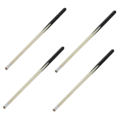 VICASKY 48cm Mini Pool Stick Set for Kids 4pc Billiard Cue Sticks Wooden Pool Cues Anti-Skid Grip for Children’s Game Room