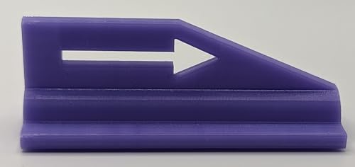 Disc Golf Next Tee Arrow, Marker, Flag, Discgolf Target Flag, Direction Arrow, Next Hole Marker, Set of 18 - color: Purple