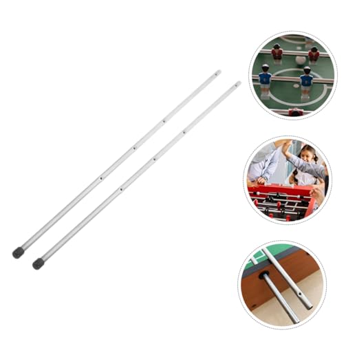 KOMBIUDA 3pcs Table Soccer Rod Replacement Metal Operation Pole for Foosball Machine