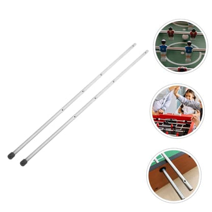 KOMBIUDA 3pcs Table Soccer Rod Replacement Metal Operation Pole for Foosball Machine