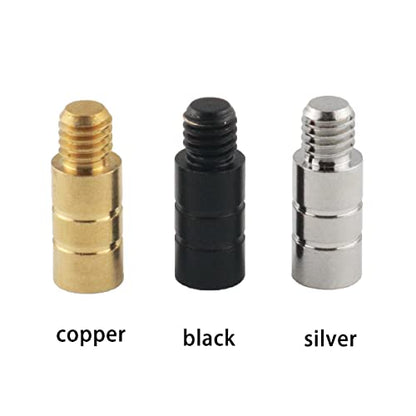 9pcs 2g Dart Weights Fine Copper 6x11mm Black/Silver/Brass 2ba Thread for Dart Accessories