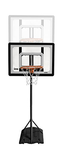 SKLZ Pro Mini Hoop Outdoor Basketball System with Adjustable-Height Pole and 7-Inch Ball, HP08-000