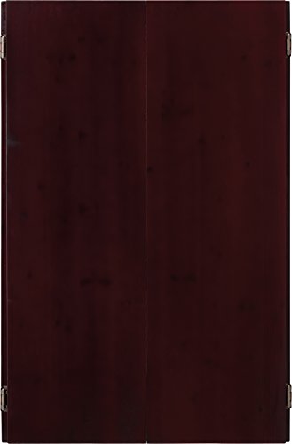 Viper Metropolitan Solid Wood Cabinet & Electronic Dartboard Play-Ready Bundle - color: Mahogany, style: Elite Set