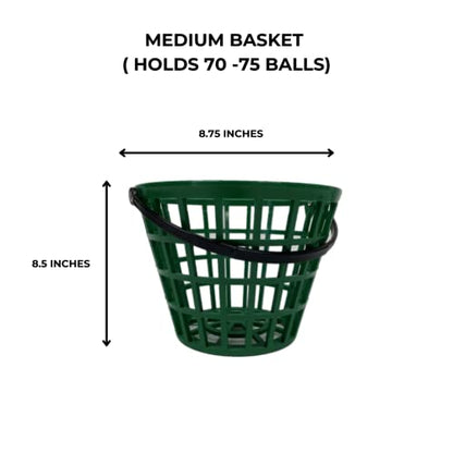 Basket - Range Ball - color: Green, size: Medium (70-75 Ball)