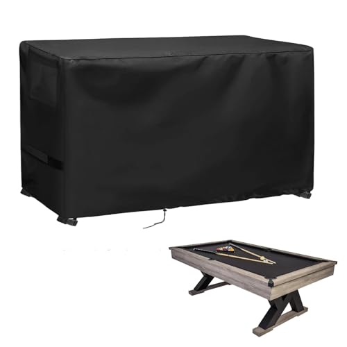Slate Pool Table Cover for America Legend Pool Tables, Waterproof 7Ft-8Ft Billiard Table Cover, Heavy Duty Dustproof Game Room Protection, 91"x 51" x 31" - size: 91"L x 51"D x 31"H