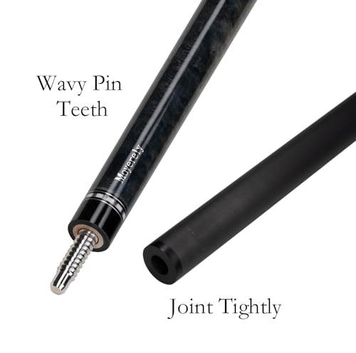 Carbon Fiber Pool Cue,11.8mm/12.5mm Low Deflection Cue Stick,Professional Pool Stick with Case - color: Bird Eye Maple_Grey, size: 12.5mm