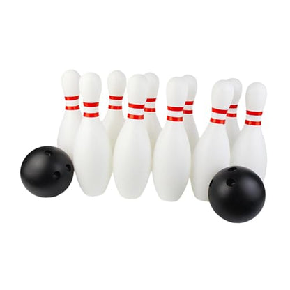 12 Pieces Kids Bowling Game Children Bowling Pin Ball Indoor Outdoor Sports Friendly Material Suitable for Home Gathering Thanksgiving Gift - size: 25cm