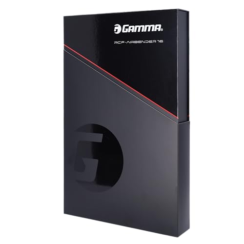 GAMMA RCF Airbender Pickleball Paddle, Raw Carbon Fiber, Customizable Handle Weight System & Aerodynamic Open Throat w/Shock Absorbing Gel Insert, 22mm & 16mm - style: 16 MM - Deluxe Box Set