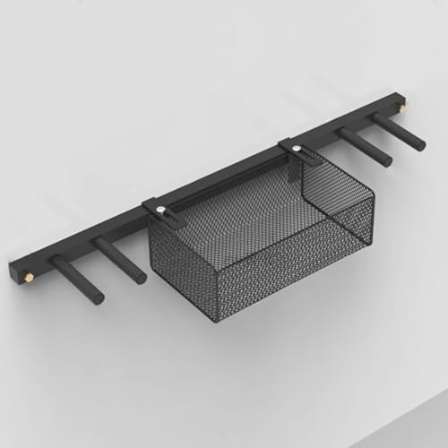 Sports Ball Organizer Holder Shelf 2 in 1 Wall Mounted Ball Holder Racket Rack, Hanging Equipment Organizer for Boys Bedroom/Studio/Garage, Metal Badminton Ping Pong Paddle Storage Display Stand