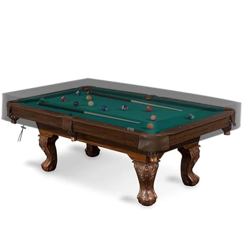 Amberr Billiard Pool Table Cover,Waterproof Cover for Pool Table Snooker Billiard Table 7/8/9 Foot Fitted(8FT) - color: 8ft