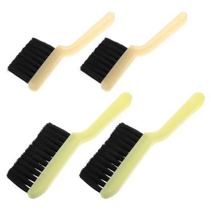 Holibanna 4pcs Pool Table Brush Set for Efficient Cleaning of Billiard Cloth and Pool Table Rails with Portable Plastic Handle Suitable for Cleaning and Accessories