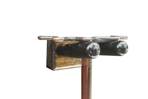 Matching Set of two Billiard Pool Rack Holders and a Billiard Pool Bridge Stick Holder (Made in the USA) (Black Aged) - color: Black Aged