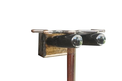Matching Set of two Billiard Pool Rack Holders and a Billiard Pool Bridge Stick Holder (Made in the USA) (Black Aged) - color: Black Aged