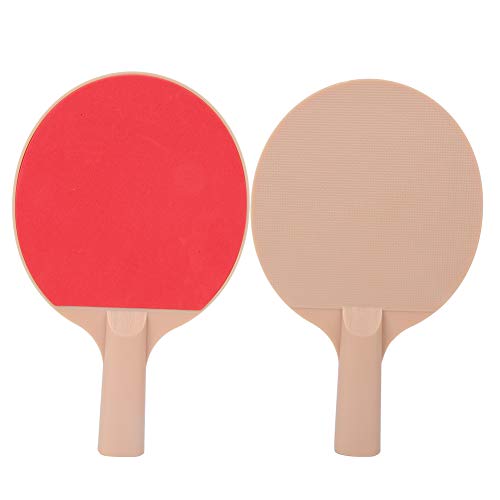Table Tennis Paddle Kit Ecofriendly Plastic Elasticity Outdoor Children Practice Bat Set with 2 Rackets 2 Balls for Kids Beginners