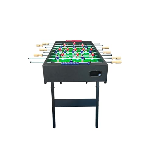 KICK Arcadia 48" Folding Foosball Table – Compact Indoor Game Table - color: Black