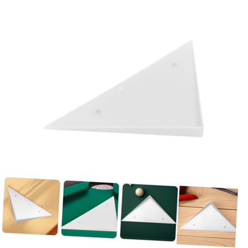 VANZACK 2pcs Triangle Edge Protectors for Foosball Tables Easy to Install Plastic Corner Covers Guards for Enhanced Game Setup Sleek Design for Modern Look