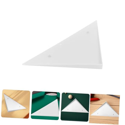 VANZACK 2pcs Triangle Edge Protectors for Foosball Tables Easy to Install Plastic Corner Covers Guards for Enhanced Game Setup Sleek Design for Modern Look