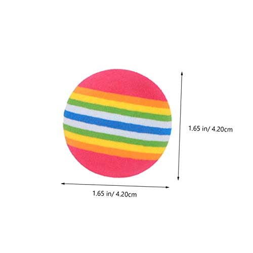 KICHOUSE 25pcs Rainbow Eva Training for Indoor Practice Soft Lightweight Flexible Design Safe for Use Around Furniture and Pets