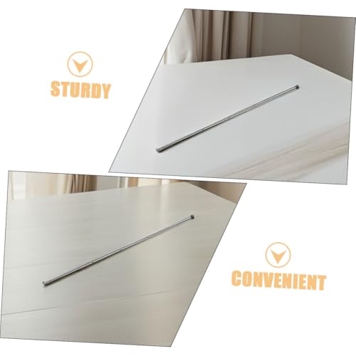 2pcs Foosball Table Rods Replacement: Heavy Duty Table Soccer Pole with Safety Caps - Foosball Machine Rods for Kids and Adults