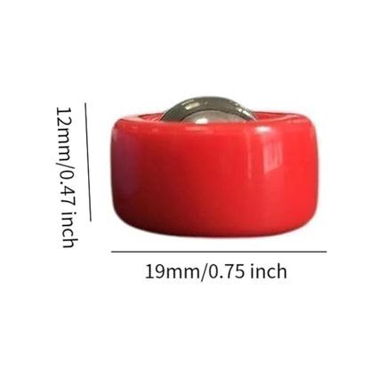SM SunniMix 8 Pieces Shuffleboard Pucks Tabletop Mini Rollers Replacement Set Indoor Game Equipment PP Material Smooth Edge Portable Suitable for Family