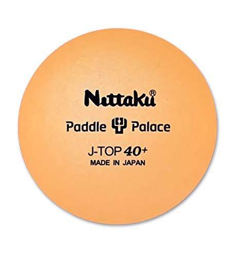Nittaku J-Top Training Ball 40+ Bulk Pack (120 Table Tennis Balls) - style: Orange