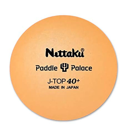 Nittaku J-Top Training Ball 40+ Bulk Pack (120 Table Tennis Balls) - style: Orange