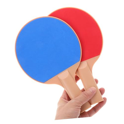 Happyyami 1set Table Tennis Bat Kit Bats Paddles Pong Kit Balls Outdoor Pong Racket Plastic Elastic