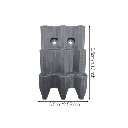 2 Pack Dart Holder Wall Mount Display Rack 3D Printed - Bracket for 9 Steel or Soft Tip Darts, Storage and Organizer Accessory for Dart Players (No Darts Included)