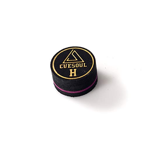 CUESOUL Cue Tips-Pool Cue Tip/Snooker Cue Tip/Glue on Tip - color: Pool cue tip-Mix hardness