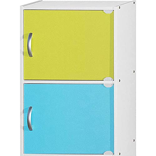 HODEDAH IMPORT Bookcase - color: Rainbow