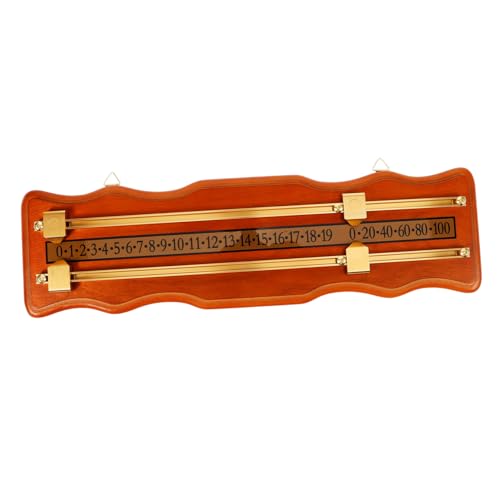 Snooker Billiard Scoreboard Portable Scorekeeper for Game Night Elegant Density Board Metal Construction