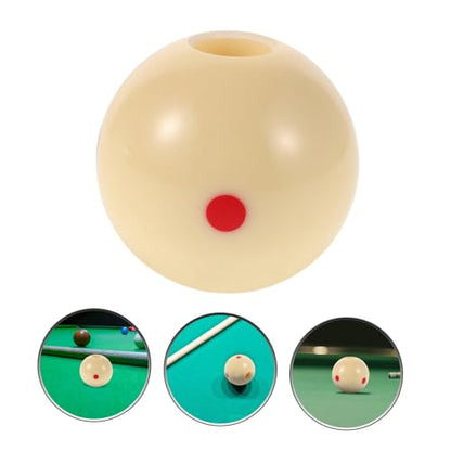 Snooker Cue Training Ball Dots Billiard Stroke Trainer Cue Ball Training Aid for Billiards Practice Lightweight Black
